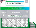 15x15x1 Air Filter MERV 8 Essential Dust & Allergy Defense (3-Pack), Electrostatic Pleated HVAC AC Furnace