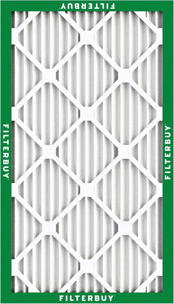 15x30x1 Air Filter MERV 8 Essential Dust & Allergy Defense (2-Pack), Electrostatic Pleated HVAC AC Furnace Filters
