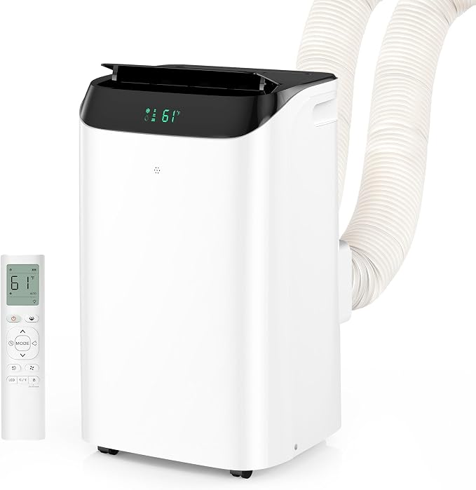 16,000 BTU Inverter Portable Air Conditioner with Remote, Free Stand Cooling Portable AC Unit for Room up to 800 sq.ft