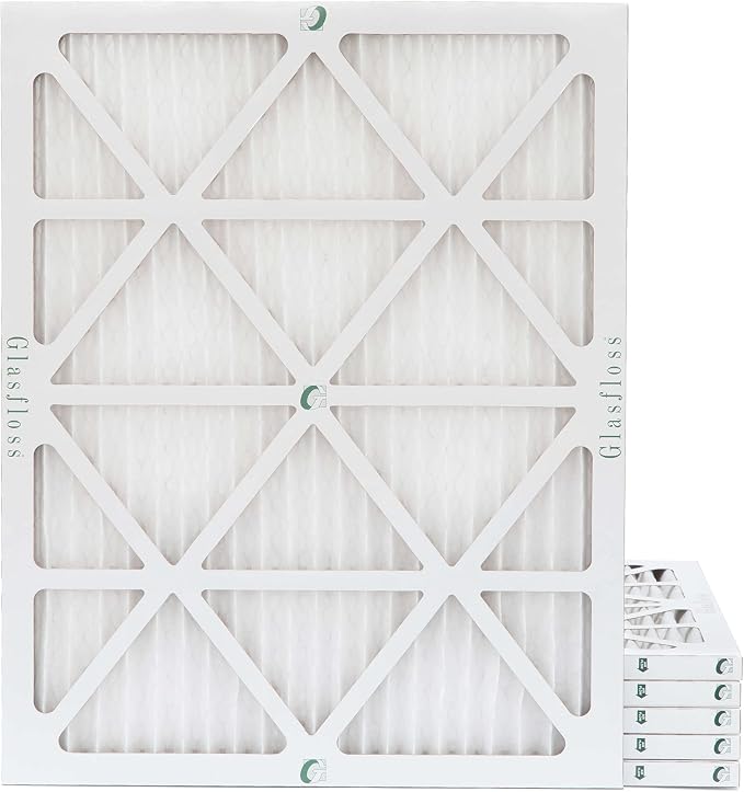 16-3/8 x 21-1/2 x 1 MERV 10 Pleated Air Filters Box of 6. Replacement filters for Carrier, Payne, & Bryant., product image