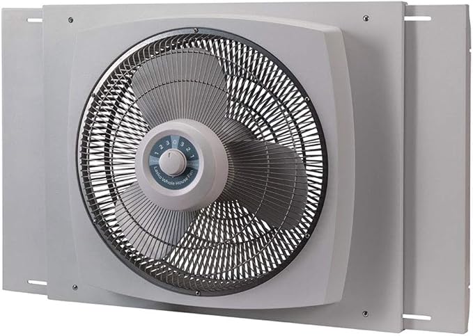16" Electrically Reversible Window Fan with Storm Guard 16900G, alternate product view 6