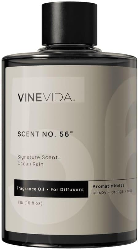 [16 Fl Oz] Ocean Rain Fragrance Oil for Cold Air Diffusers, Essential Oils for Diffuser Oil Refill & Air Freshener Room