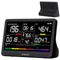 16 in 1 Air Quality Monitor Indoor 7" Display 9 AQI+7 AQI Alerts, CO2 Monitor Air Quality Tester for CO2, TVOC, PM2.5 PM1.0