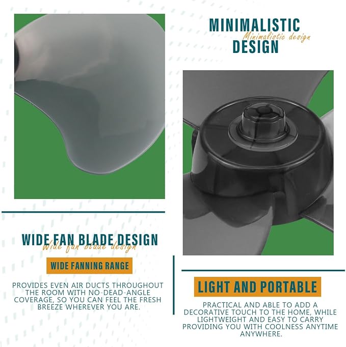 16 Inch Plastic Fan Blades Universal Household Standing Fan Table Fanner Replacement Electric General Fans Accessories for