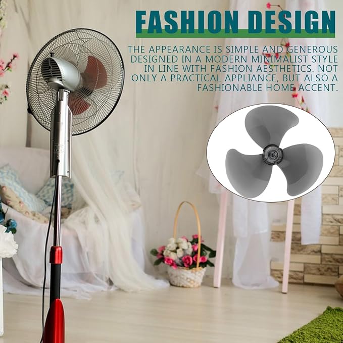 16 Inch Plastic Fan Blades Universal Household Standing Fan Table Fanner Replacement Electric General Fans Accessories for