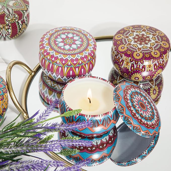 16 Pack Scented Candles Gifts Set for Women, 40 OZ Long Lasting Lavender Scented Candles, alternate product view 7