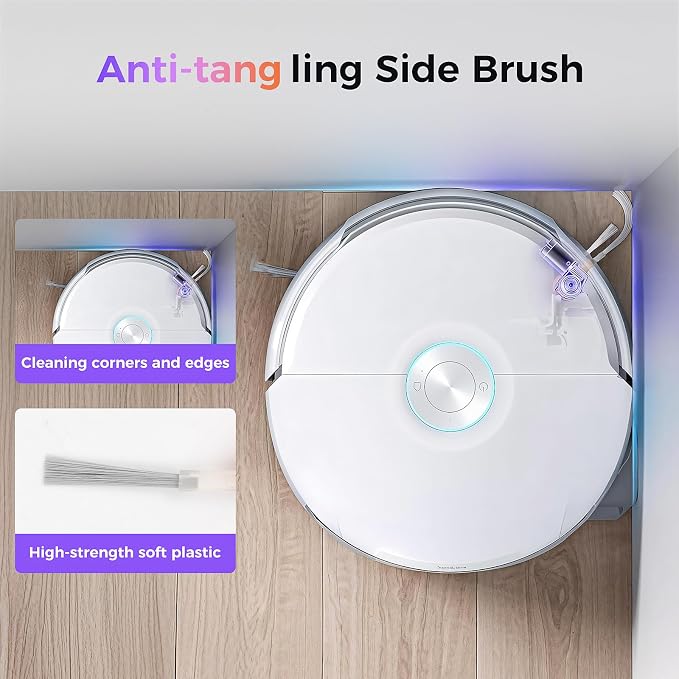 16 Pcs Accessories kit for FLOW Robot Vacuum, 1 Zero-Tangling Floating Brush, 4 Dust Bag, 2 Dust Bin Filter, 2 Track