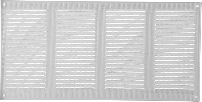 16" x 8" Inch (Overall Dimensions) Pack of 10 - White - Air Vent Cover Metal Air Return Grill with Built-in Pest, alternate