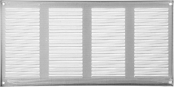 16" x 8" Inch (Overall Dimensions) Pack of 2 - Galvanized - Air Vent Cover Metal Air Return Grill with Built-in, alternate