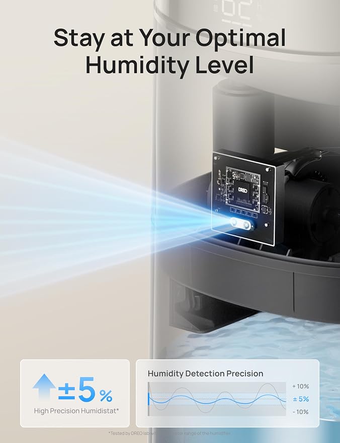 16L Smart Humidifier Large Room 1000 ft2, 130H Cool Mist Air Humidifiers for Bedroom Plants Baby, Top Fill, alternate product