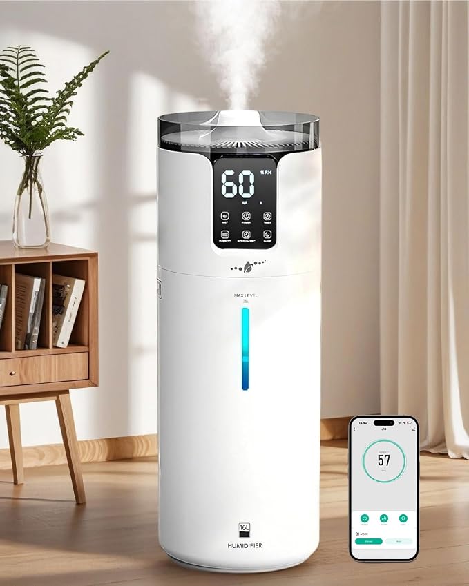 16L Smart Humidifier large room, Whole house Humidifier for Home 1500 sq.ft with APP/Voice/Remote Control, product image