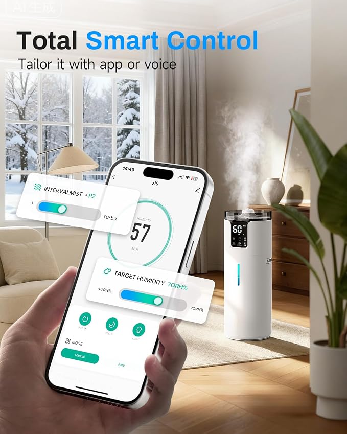 16L Smart Humidifier large room, Whole house Humidifier for Home 1500 sq.ft with APP/Voice/Remote Control, alternate product