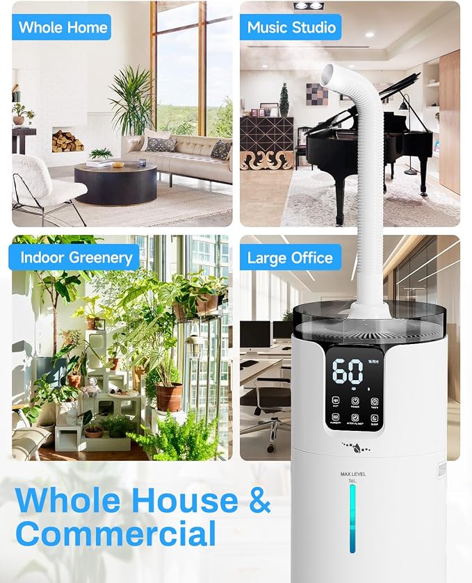 16L Smart Humidifier large room, Whole house Humidifier for Home 1500 sq.ft with APP/Voice/Remote Control, alternate product