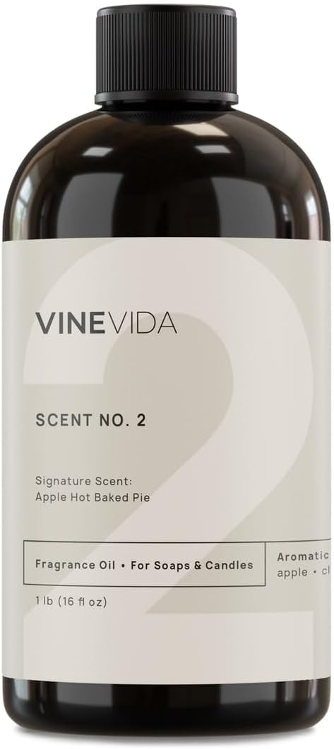 [16oz] Apple Hot Baked Pie Fragrance Oil - Fall Scents for Candle Making - Essential Oils - Candle Scents, product image