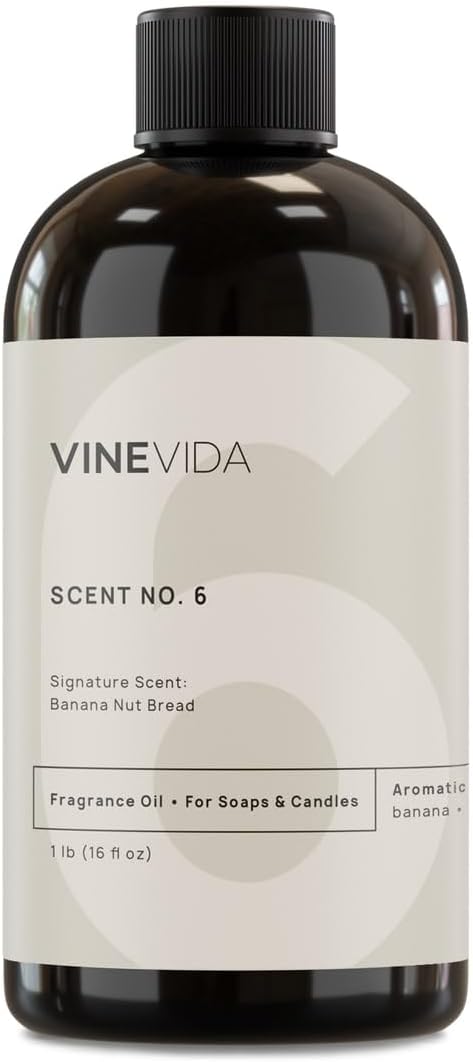 [16oz] Banana Nut Bread Fragrance Oil for Candle Making Scents Soap, Perfume Oils, Soy Candles, Bath Bombs, Massage, Linen
