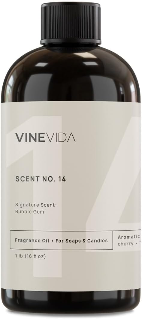 [16oz] Bubble Gum Fragrance Oil for Candle Making Scents for Soap Making, Perfume Oils, Soy Candles, Bath Bombs, Slime, Car