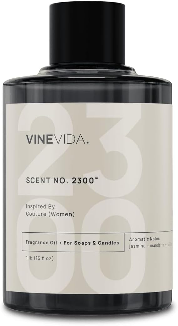 [16oz] Couture (Women) Fragrance Oil for Candle Making - Natural Candle Oil Scents - Soap Making Essential Oil - Made in USA
