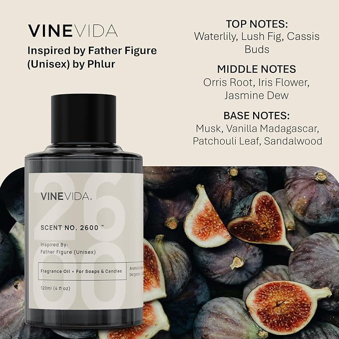 [16oz] Father Figure (Unisex) Fragrance Oil for Candle Making - Natural Candle Oil Scents - Soap Making Essential Oil - Made