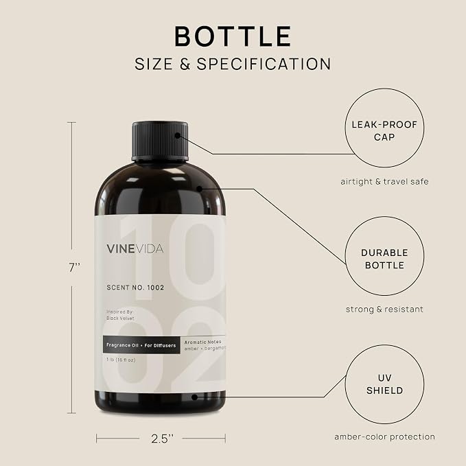 (16oz) Hotel Fragrance Collection Diffuser Oil - Hotel Scents Diffusers for Home - Cold Air Diffuser Oil, alternate product