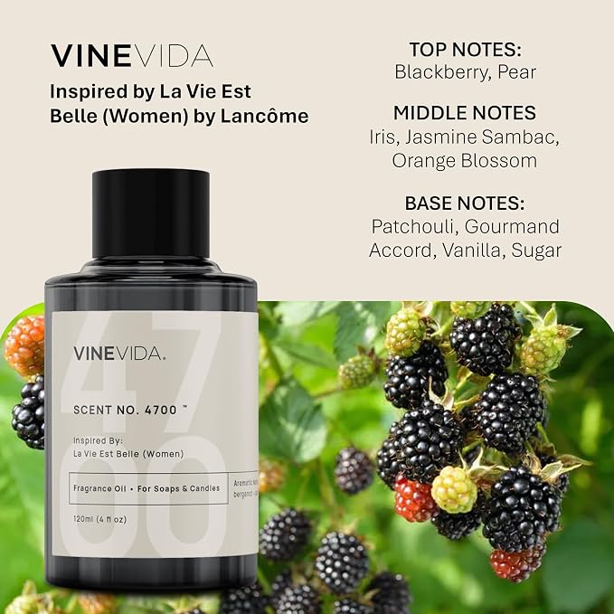 [16oz] La Vie Est Belle (Women) Fragrance Oil for Candle Making - Natural Candle Oil Scents - Soap Making Essential Oil