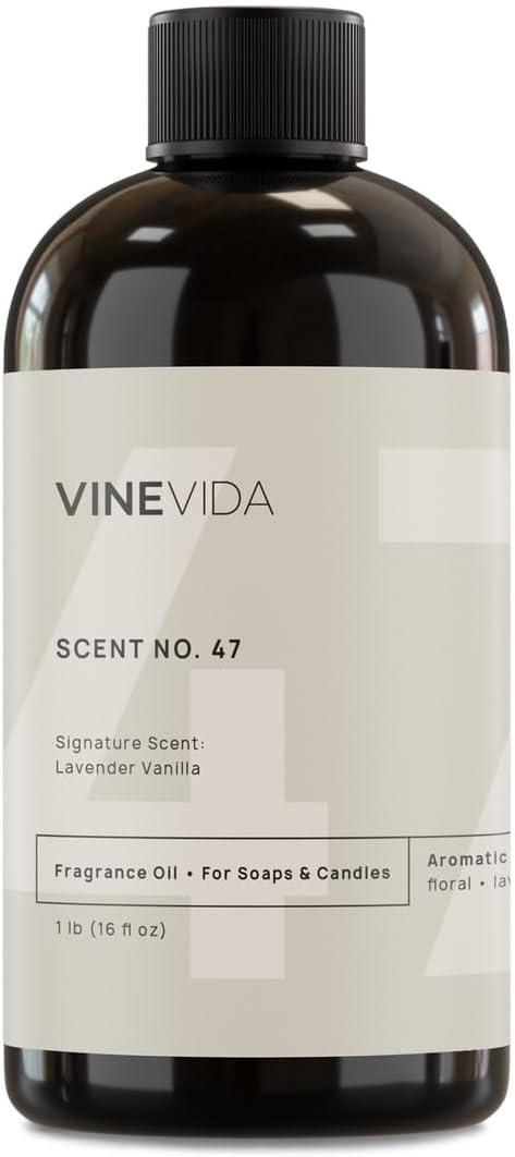 [16oz] Lavender Vanilla Fragrance Oil for Candle Making Scents Soap, Perfume Oils, Soy Candles, Home Diffusers, Bath Scent