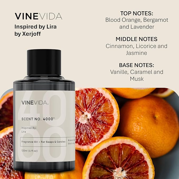[16oz] Lira Fragrance Oil for Candle Making - Natural Candle Oil Scents - Soap Making Essential Oil - Made in USA, alternate