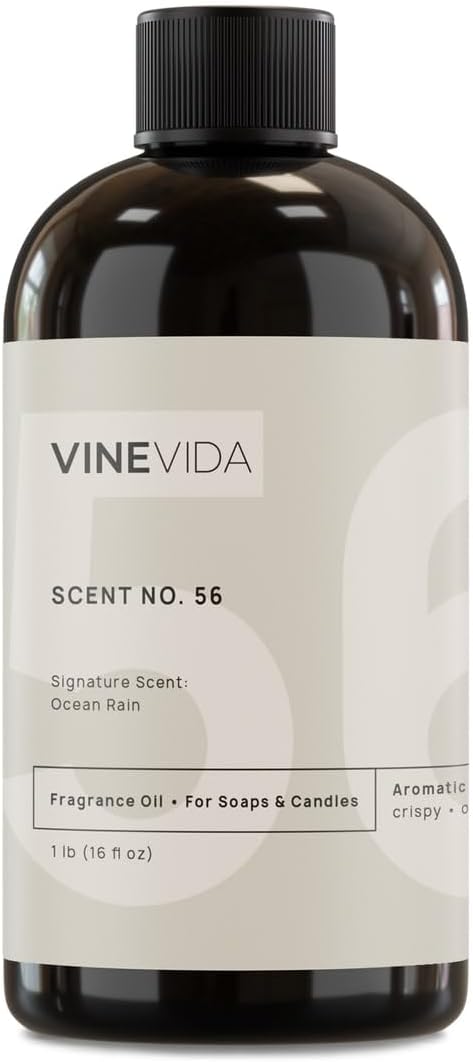 [16oz] Ocean Rain Fragrance Oil for Candle Making and Soap Making - Premium Candle Scents for Soy Candles, product image
