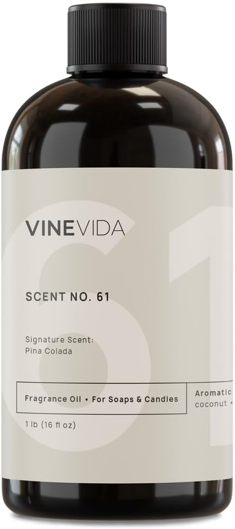 [16oz] Pina Colada Fragrance Oil for Candle Making and Soap Making - Premium Candle Scents for Soy Candles, product image