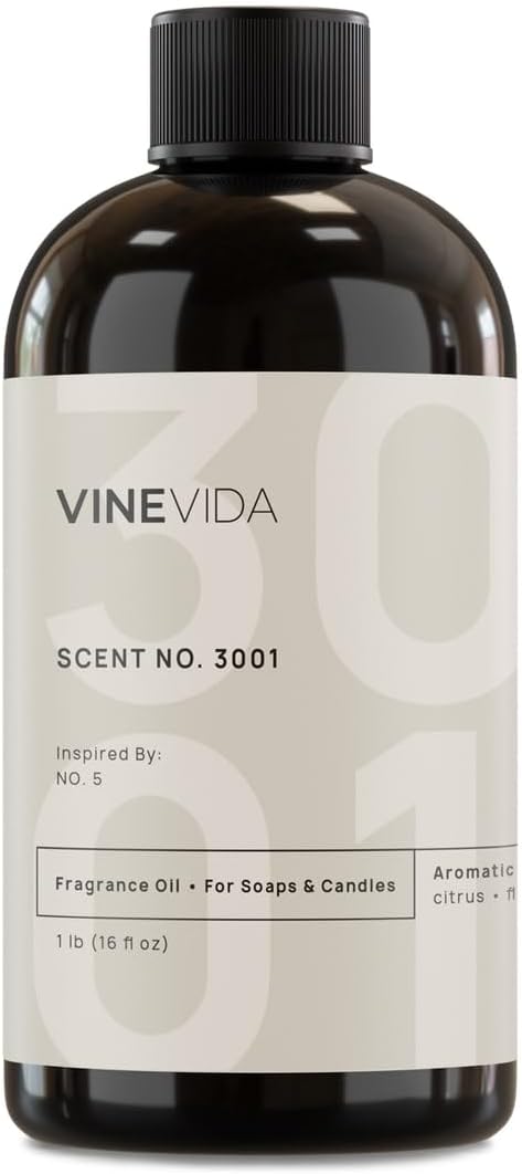 [16oz] Scent No.3001 Fragrance Oil for Candle Making and Soap Making - Premium Candle Scents for Soy Candles