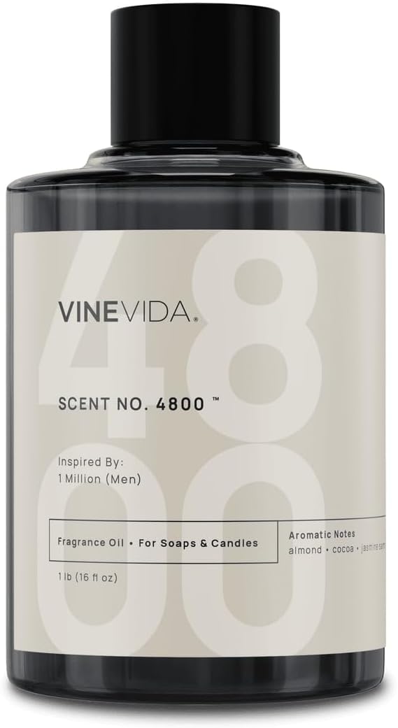 [16oz] Scent No. 4800 Inspired by One Million (Men) Fragrance Oil for Candle Making & Soap Making - Made in USA, product