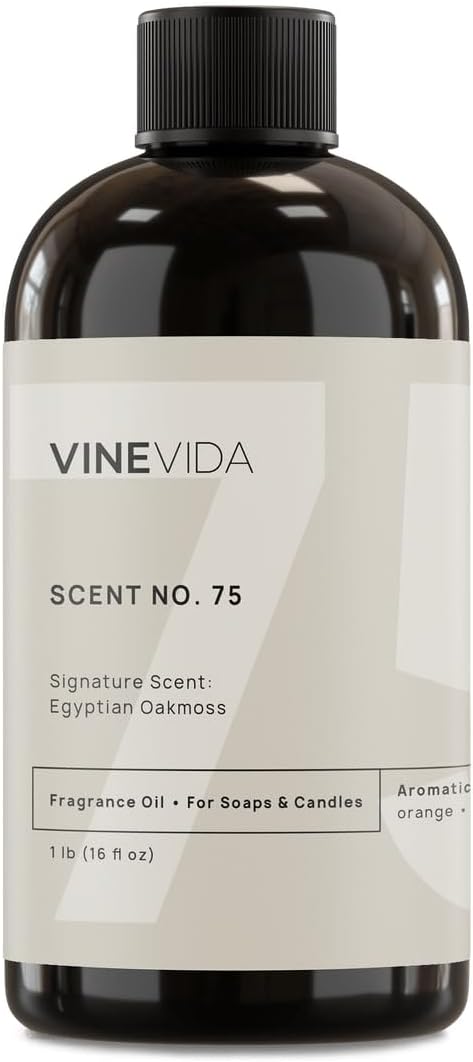[16oz] Scent No.75 Fragrance Oil for Candle Making and Soap Making - Premium Candle Scents for Soy Candles