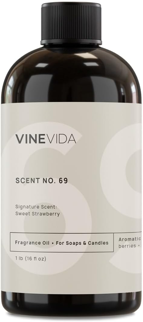[16oz] Sweet Strawberry Fragrance Oil for Candle Making and Soap Making - Premium Candle Scents for Soy Candles, product