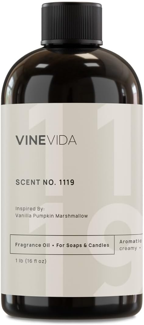 [16oz] Vanilla Pumpkin Marshmallow Fragrance Oil - Fall Fragrance Oil for Candle Making - Fall Scents for Soap Making