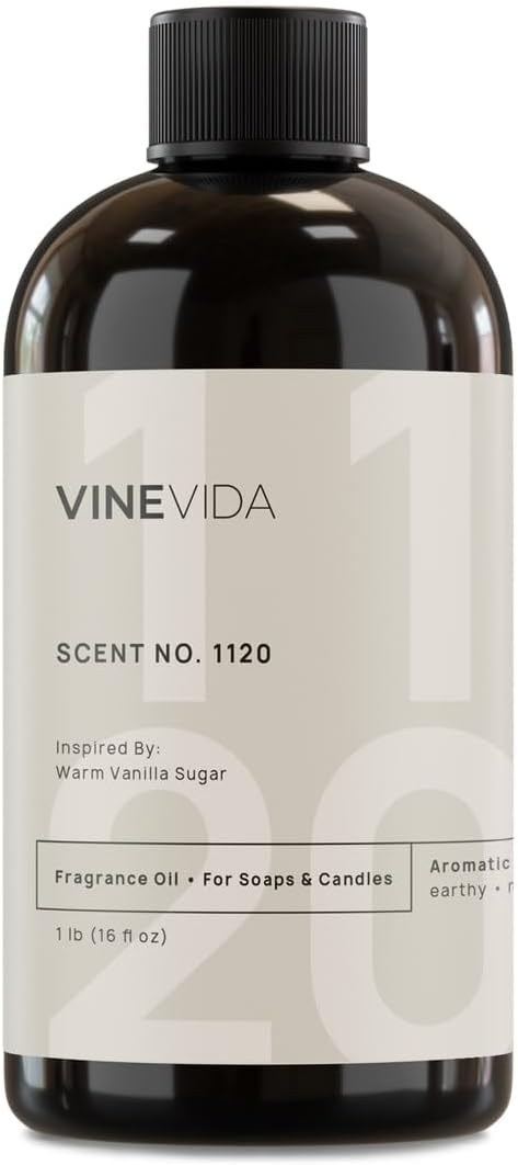 [16oz] Warm Vanilla Sugar Fragrance Oil for Candle Making and Soap Making - Premium Candle Scents for Soy Candles, product