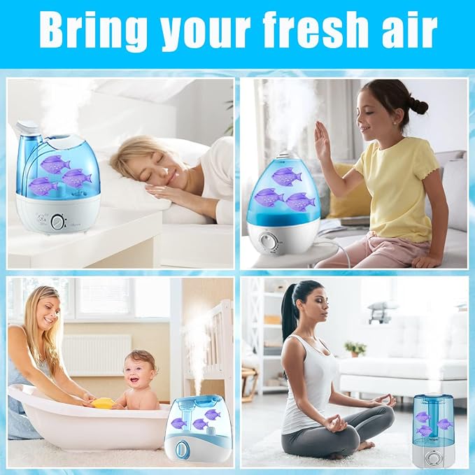 16PCS Universal Humidifier Tank Cleaner,Humidifier Cleaning Fish for Humidifiers & Fish Tanks,Purifies Water, alternate