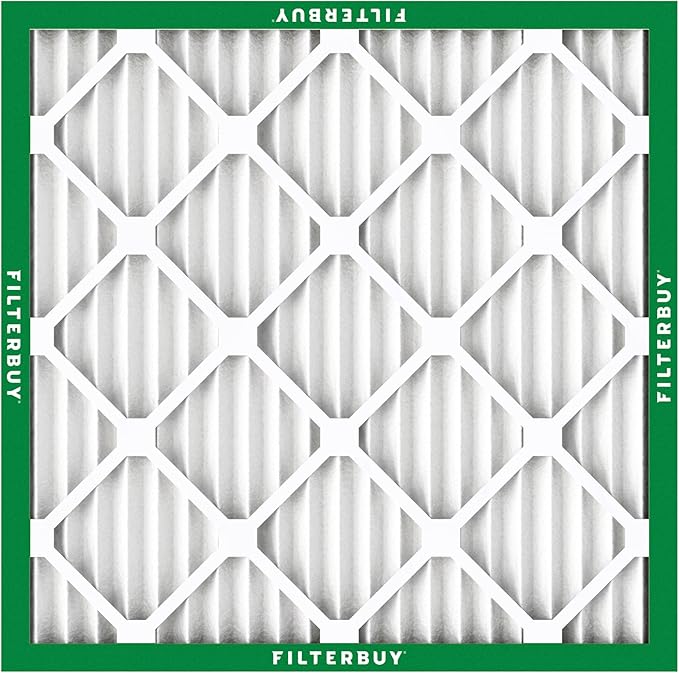 16x16x1 Air Filter MERV 8 Essential Dust & Allergy Defense (2-Pack), Electrostatic Pleated HVAC AC Furnace Filters