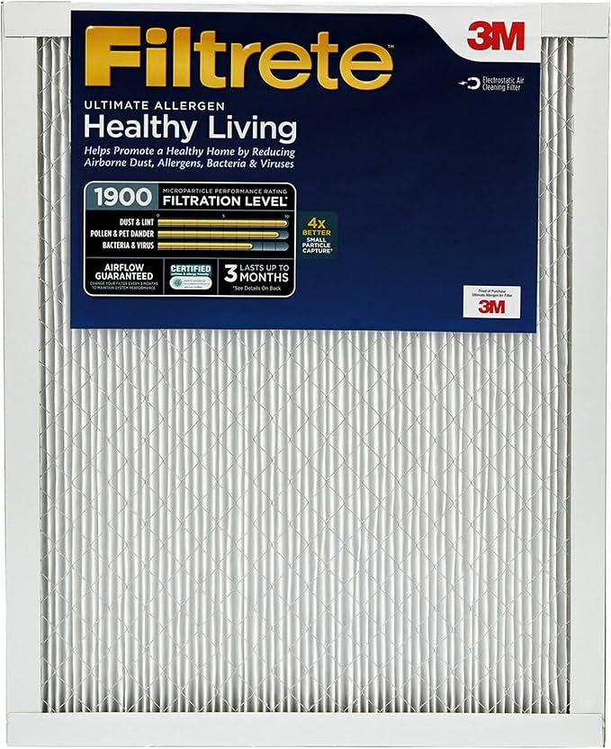 16x20x1 AC Furnace Air Filter, MERV 13, MPR 1900, Premium Allergen, Bacteria&Virus Filter, alternate product view 4