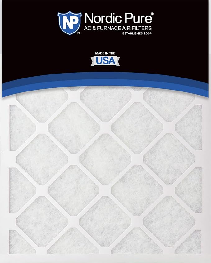 16x20x1 (Actual Size: 15 1/2 x 19 1/2 x 3/4) Poly Green MERV 6 AC Furnace Air Filters – Reduces Dust, Pollen, alternate view