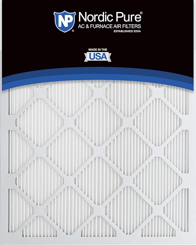 16x20x1 (Actual Size: 15 1/2 x 19 1/2 x 3/4) Tru Mini Pleat MERV 11 AC Furnace Air Filters – 2.5X More Media for Extended