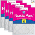 16x20x1 (Actual Size: 15 1/2 x 19 1/2 x 3/4) Tru Mini Pleat MERV 10 AC Furnace Air Filters – 2.5X More Media for