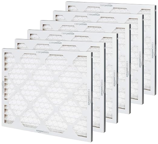 16x20x1 Air Filter 6-Pack, MERV 8 AC Furnace Filters, Allergy Control, Removes Dust, Lint and Pollen, alternate product view