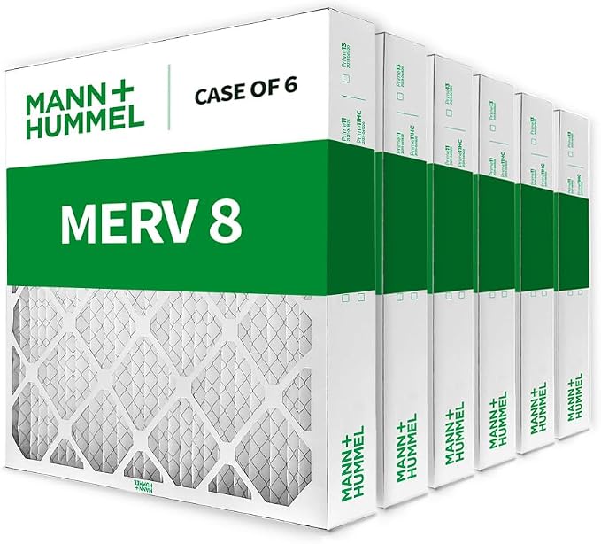 16x20x4 MERV 8 Pleated HVAC AC Furnace Air Filters. Case of 6. (Exact Size: 15.5 x 19.5 x 3.75 Inches), alternate product