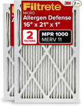 16x21x1 AC Furnace Air Filter, MERV 11, MPR 1000, Micro Allergen Defense, product image