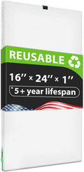 16x24x1 Air filter, Washable and Reusable Air Filter 16x24x1 for AC HVAC Furnace, product image