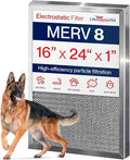 16x24x1 Electrostatic Air Filter, MERV 8, Washable, Reusable Furnace AC/HVAC Filter, Energy Saving, Easy to Clean, product