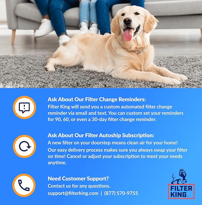 16x24x2 Air Filter (MERV 8) (12-Pack) Dust & Allergy Control AC Furnace Filters, MADE IN USA, HVAC, Pleated, alternate
