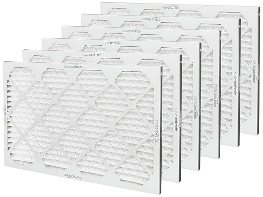 16x25x1 Air Filter 6-Pack, MERV 11 Electrostatic AC Furnace Filters for Allergies, alternate product view 3