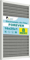 16x25x1 Reusable Air Filter, Electrostatic HVAC Air Filter, Lasts a Lifetime, Washable, Enjoy Fresher Air in Home and Office