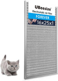 16x25x1 Reusable Electrostatic Air Filter HVAC AC Furnace Filter,MERV 8,Washable, Lasts a Lifetime,Permanent Air