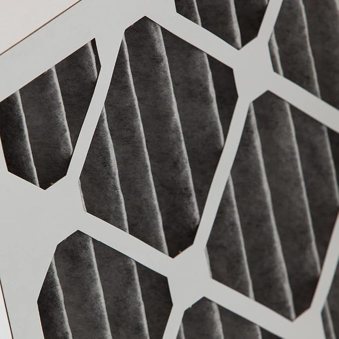 16x25x2 (Actual Size: 15 1/2 x 24 1/2 x 1 3/4) Furnace Air Filters MERV 12 Pleated Plus Carbon 12 Pack, alternate product
